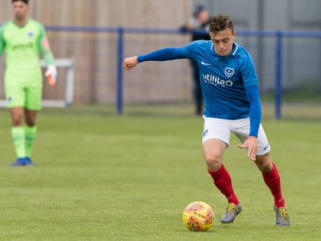 Liam Kelly made a winning Wessex League debut for US Portsmouth. Picture: Duncan Shepherd