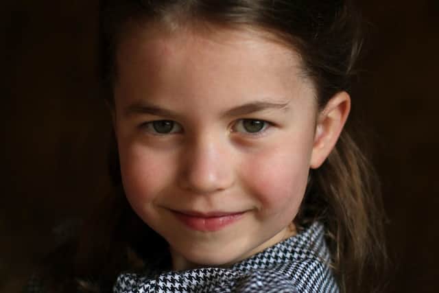Kensington Palace has released new photos of Princess Charlotte, who celebrates her fifth birthday today, taken in April by her mother, the Duchess of Cambridge, on the Sandringham Estate, where the family helped to pack up and deliver food packages for isolated pensioners in the local area. Photo: The Duchess of Cambridge