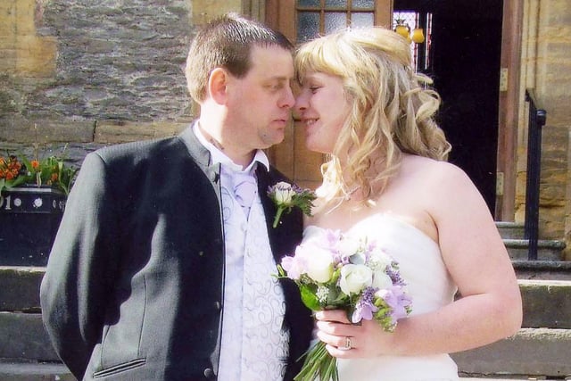 Dawn Webb of Chard, Somerset and Philip (Deno) Dennis of Doncaster were married at Taunton Registry Office in 2009 - and the couple spent their honeymoon in Wetherspoons, Chard, Somerset.