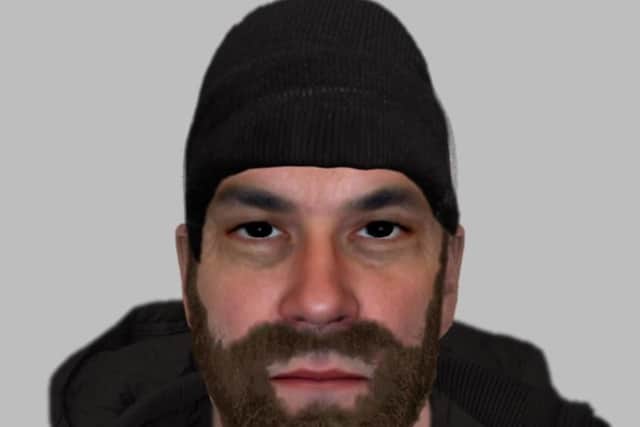 Police have released an e-fit image of a man they wish to speak to. Picture: Hampshire and Isle of Wight Constabulary.