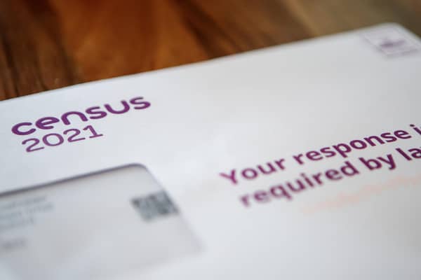 A Census 2021 envelope