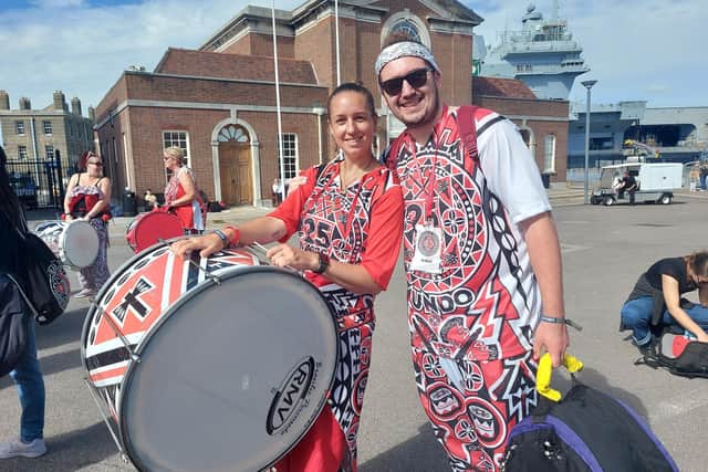 Jenny Haigh, 38, from Godalming and Ryan Livett, 26, from Havant