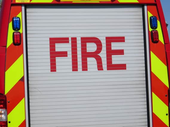 Gosport firefighters have been dispatched to tackle a large blaze in an industrial site in Haslar.