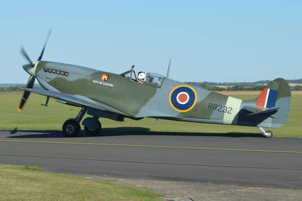The City of Exeter Spitfire Picture: Alan Wilson from Stilton, Peterborough, Cambs, under Wikipedia Creative Commons