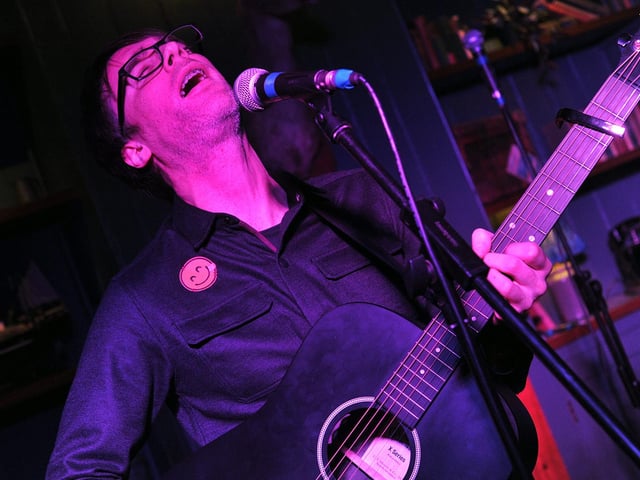 The solo iteration of Fast Trains, performing to a packed out The Vaults during Icebreaker Festival in February 4, 2023