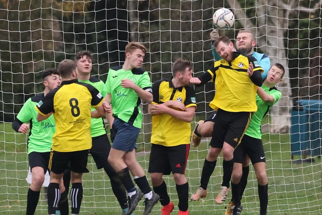 AFC Bedhampton Village A (green/black) v AFC Prospect Farm Rangers. Picture by Kevin Shipp