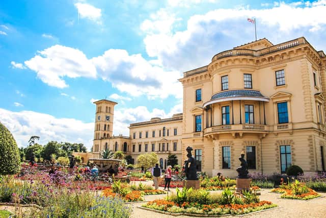 Osborne House on the Isle of Wight, where Queen Victoria died in 1901