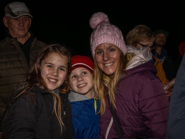 People from across the region descended onto the grounds of HMS Sultan on Thursday evening for a night of excitement, bonfire and fireworks.Pictured - The Smith Family from FrancePhotos by Alex Shute