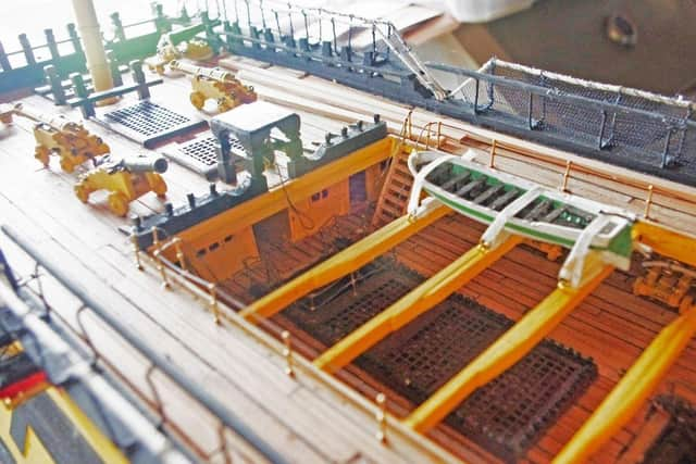 Michael Byard has spent over 50 years trying to complete his model of HMS Victory.