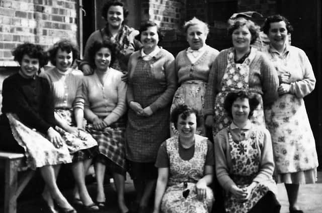 Women who worked at Drings, the cardboard factory at Hilsea. Picture: Beryl Price (née Purkis).