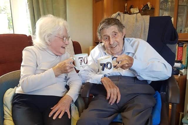 Donald and Patricia Stubbington celebrated their platinum wedding anniversary on November 1.