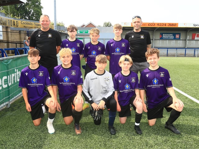 Gosport Falcons U13s at the Havant and Waterlooville Summer Tournament. Picture: Dave Haines