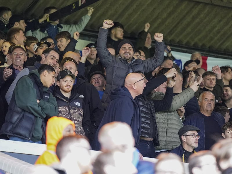 4,019 Pompey fans enjoyed the Blues' 1-0 win at Peterborough