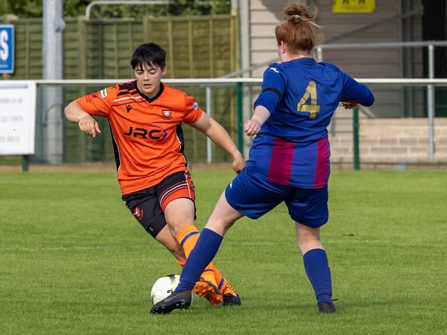 Portchester's Eilidh Currie and Hannah Reed (USP). Picture: Mike Cooter