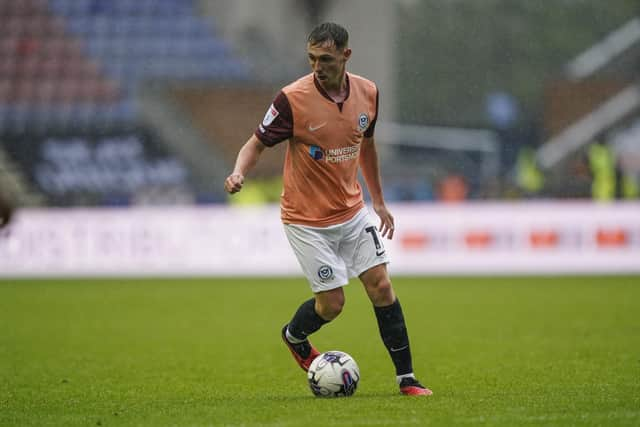 Pompey winger Gavin Whyte impressed off the bench at Wigan after a slow start to his Fratton career after his Cardiff City arrival. Pic: Jason Brown.