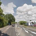 A section of Newgate Lane, fareham, affected by the two-way manual traffic lights in place during road works. Picture: Google Street View