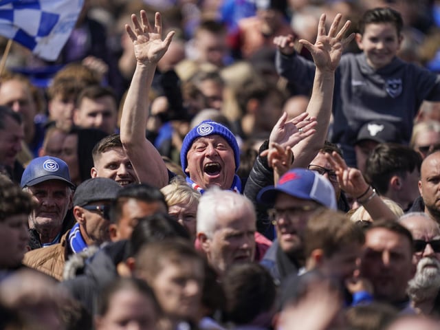 During the Portsmouth FC and Portsmouth Women Champions on the Common, celebrating Pompey’s double title triumphImages ©Jason Brown+44 7545 760582