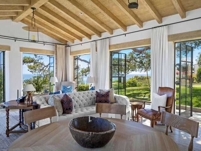 The estate was designed by architect Robert A.M. Stern. Pic credit: Anthony Barcelo