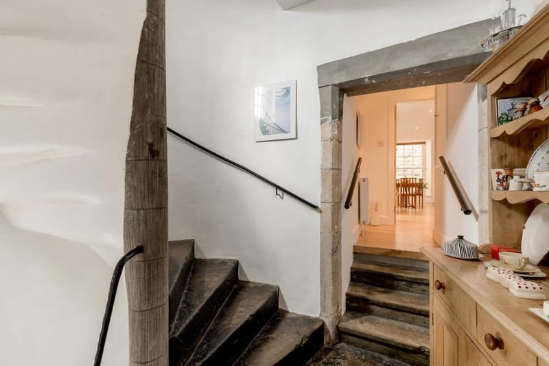 Second floor landing leading to main living area.