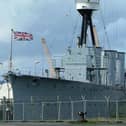 Historic warship HMS Caroline may need to be moved from Belfast to Portsmouth.