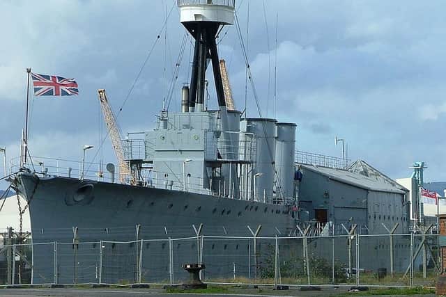 Historic warship HMS Caroline may need to be moved from Belfast to Portsmouth.