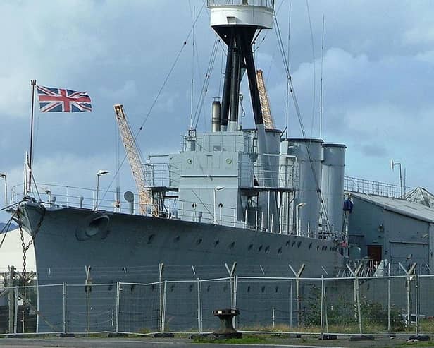 Historic warship HMS Caroline may need to be moved from Belfast to Portsmouth.
