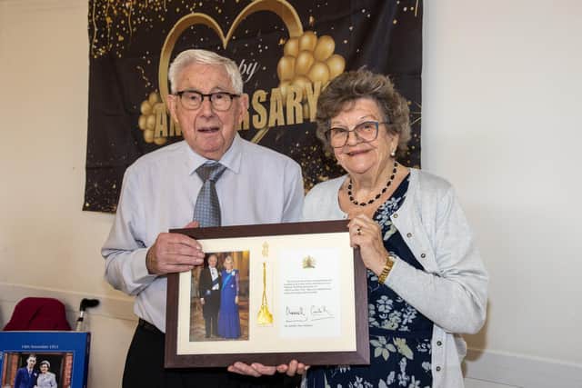 Pictured - Peter and Olive Akehurst celebrating their Platinum Wedding Anniversary
Photos by Alex Shute