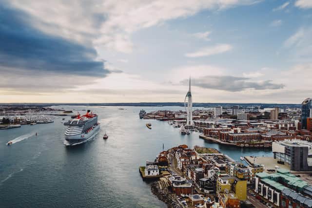 Portsmouth International Port is set for its busiest year of cruise calls. Companies such as Virgin Voyages, Saga and Norwegian Star are all visiting the port. Picture: Portsmouth International Port.