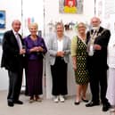 From left to right: Mr David Hammond and Mrs Krysia Butwilowska, Chair of Governors, Mrs Jane Prescott, Headmistress, Deputy Mayoress of Gosport Mrs Pepper, Lord Mayor of Portsmouth Councillor Hugh Mason, the Mayoress of Fareham, Mrs Ford, The Mayor of Fareham, Councillor Michael Ford and Lady Mayoress of Portsmouth Marie Costa