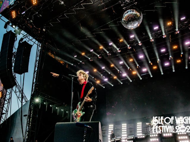 Green Day on the main stage by Chloe Hashemi