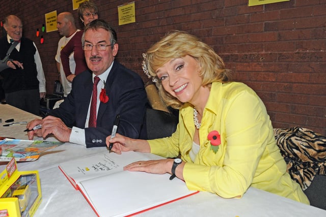 Boycie and Marlene, as they are better known - 'Both lovely lovely people,' according to Charmain Conway. They are pictured here at an Only Fools and Horses convention at the Mountbatten Centre in 2011 (114045-9157)