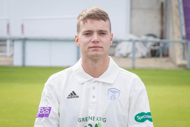 Felix Organ scored a career best 107 on day one of Hampshire's Championship clash with Gloucestershire at The Ageas Bowl.