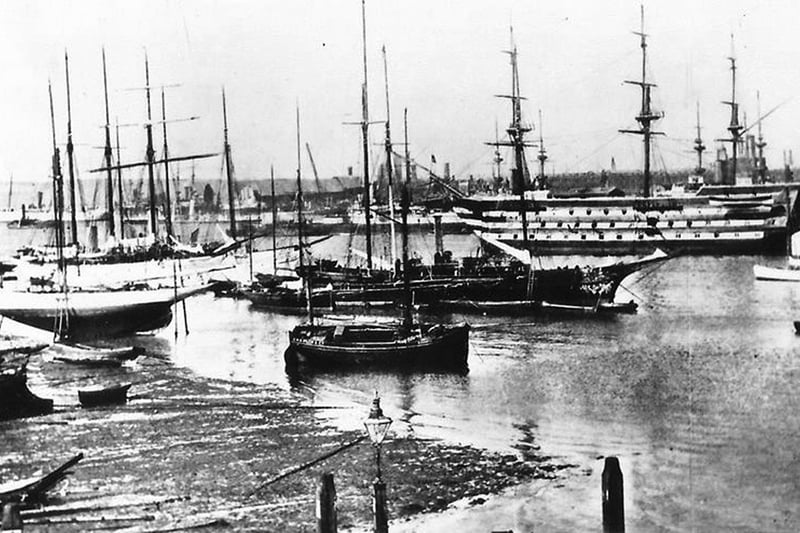 Portsmouth Harbour 1905.