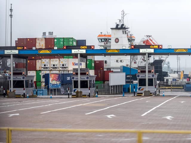A general view of the Portsmouth International Port on December 21, 2020. Picture: Andrew Hasson/Getty Images