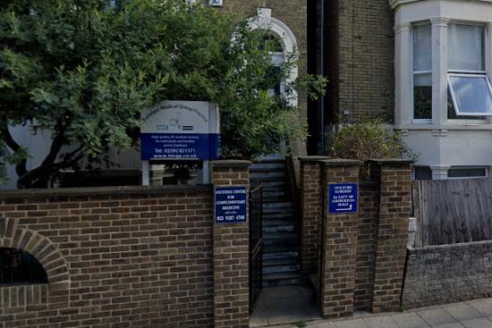 There are 2,696 patients per GP at Trafalgar Medical Group Practice. In total there are 25,668 patients and the full-time equivalent of 9.5 GPs.