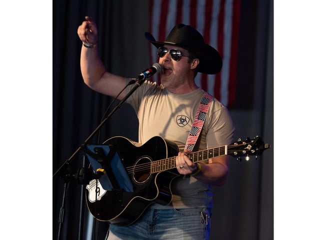Dirt Road Diary perform at Country on The Coast 2023, South Parade Pier. Photo by Emma Terracciano