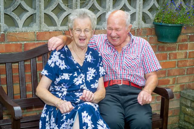 Marian and John Tuckey are always laughing together. Picture: Habibur Rahman