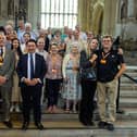 Alan Mak MP with the latest group of Havant constituents to go on a tour of Parliament
