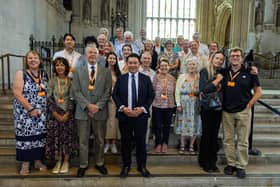 Alan Mak MP with the latest group of Havant constituents to go on a tour of Parliament