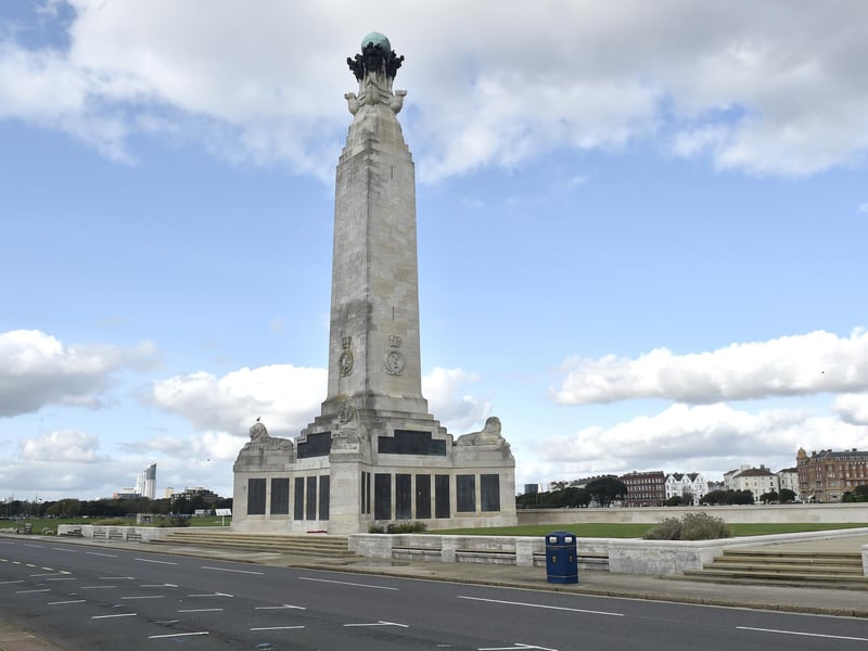Southsea seafront pictured in October 2024 before the coastal scheme work started. The road in front of the Naval Memorial now looks completely different.
Picture: Sarah Standing (101024-3229)