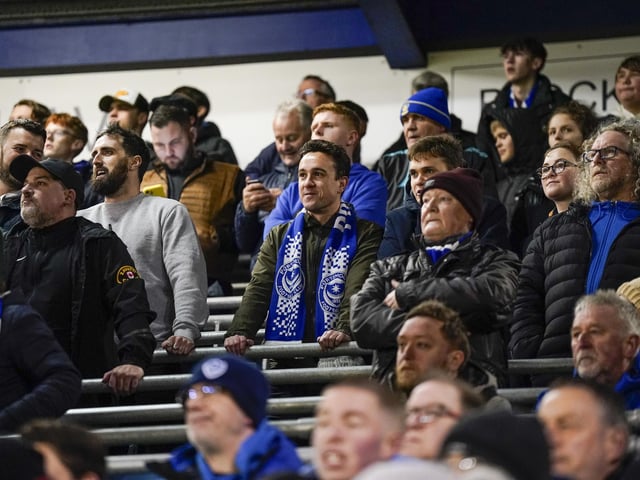 19,439 Pompey fans were present for the 2-1 win against Burton at Fratton Park