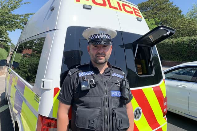 Sgt Dave Hazlett in Milton Road, Portsmouth. Picture: Ben Fishwick
