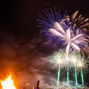 HMS Sultan held its annual bonfire and fireworks night on Thursday evening, as thousands of locals enjoyed all the fun of the fair  Pictured - Families enjoying the bonfire and fireworks  Photos by Alex Shute
