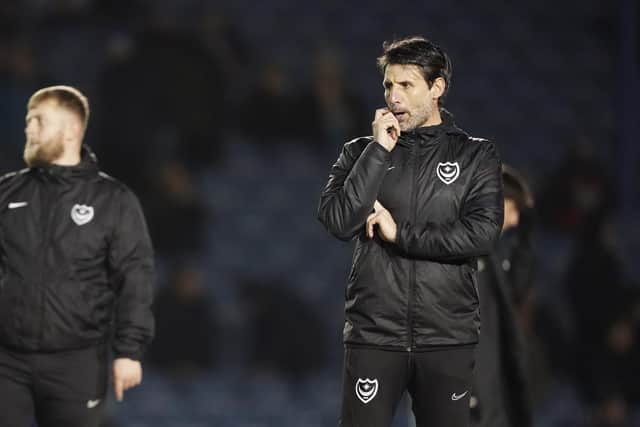 Danny Cowley was encouraged by Pompey's commitment and work-rate during their 2-2 draw with Ipswich. Picture: Jason Brown/ProSportsImages