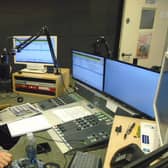 Mark Coates making sure the AD commentary links to the Queen Alexandra Hospital radio