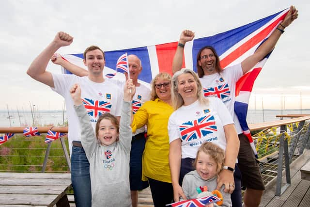 Eilidh McIntyre's family - fiance, Johnny Forer, dad Mike McIntyre, mum Caroline McIntyre, sister Gemma Griffiths, brother Angus and nieces, Ardis and Lailah Griffiths
Picture: Habibur Rahman