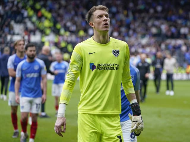 Pompey are hoping Luton's promotion to the Premier League can help their pursuit of Matt Macey. Picture: Jason Brown/ProSportsImages