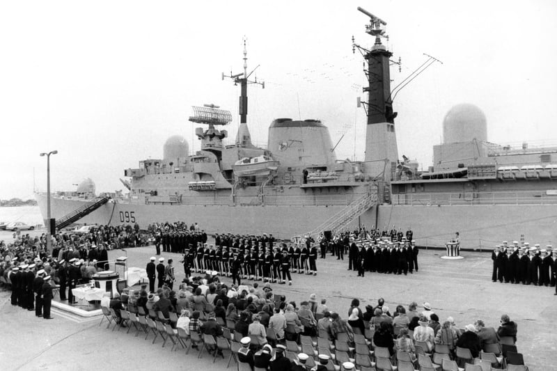 HMS Manchester is commissioned in Portsmouth Naval Base in December 1982. The News PP4970