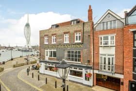 This townhouse in Bath Square, Old Portsmouth, has spectacular harbour views. It is on the market for £835,000.