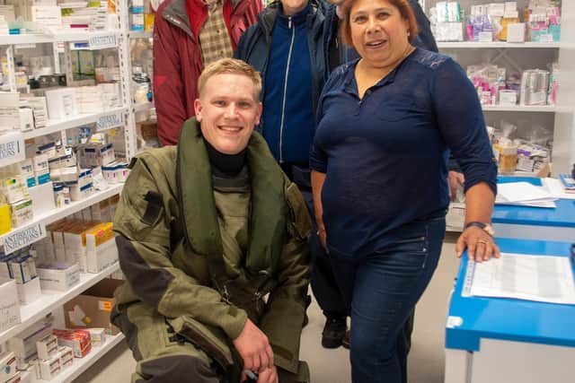 Covid vaccines arrive at the pharmacy on Tristan da Cunha.
